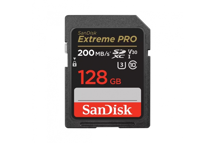 Купить SanDisk Extreme Pro SDXC 128Gb UHS-I U3 V30 200/90 MB/s