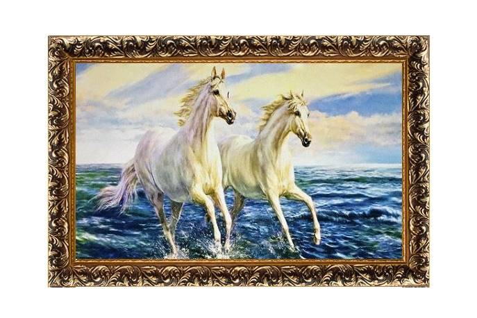 Купить Картина "Лошади" 50х100 [000041]