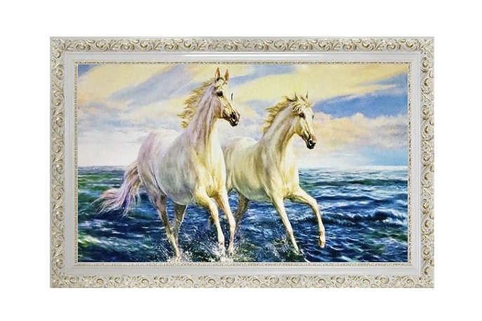 Купить Картина "Лошади" 33х70 [000113]