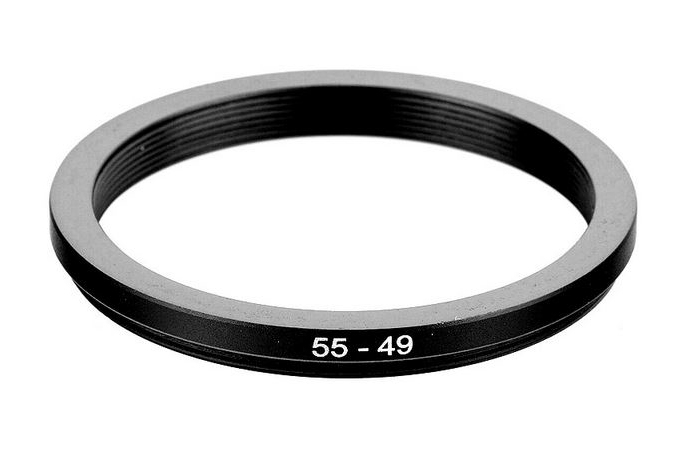 Купить Переходное кольцо для фильтров 55-49mm