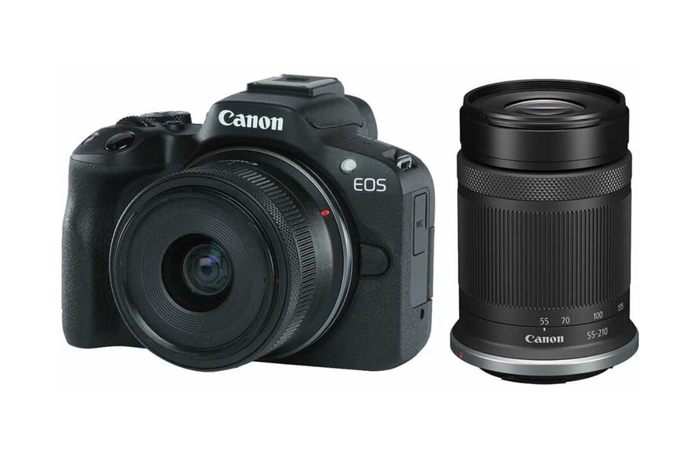 Купить Canon EOS R50 kit RF-S 18-45mm f/4.5-6.3 STM+RF-S 55-210mm