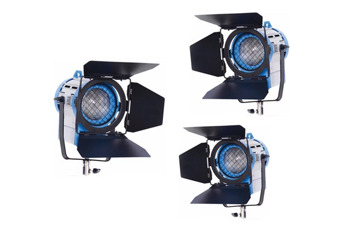 Купить Набор прожекторов вольфрамовых с линзой Френеля (650W, 300W, 150W)