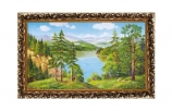 Купить Картина "Озеро в горах" 50х70 [000077]