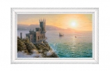 Купить Картина "Замок у моря" 30х40 [000157]