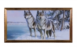 Купить Картина "Два волка" 33х70 [000166]