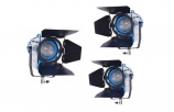 Набор прожекторов вольфрамовых с линзой Френеля (650W, 300W, 150W)