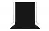 Купить Фон бумажный Raylab 009 Black черный 2х6м