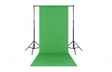 Фон бумажный Raylab 010 Green хромакей зелёный 1,35х6м