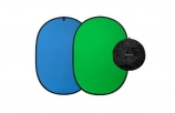 Фон складной Raylab RF-12 хромакей муслиновый Green/Blue 150*200см (зеленый/синий)